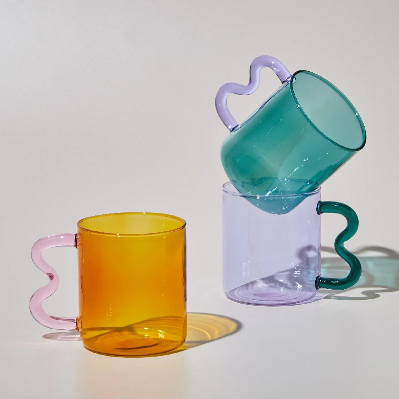 Colorful Ear Glass Mug